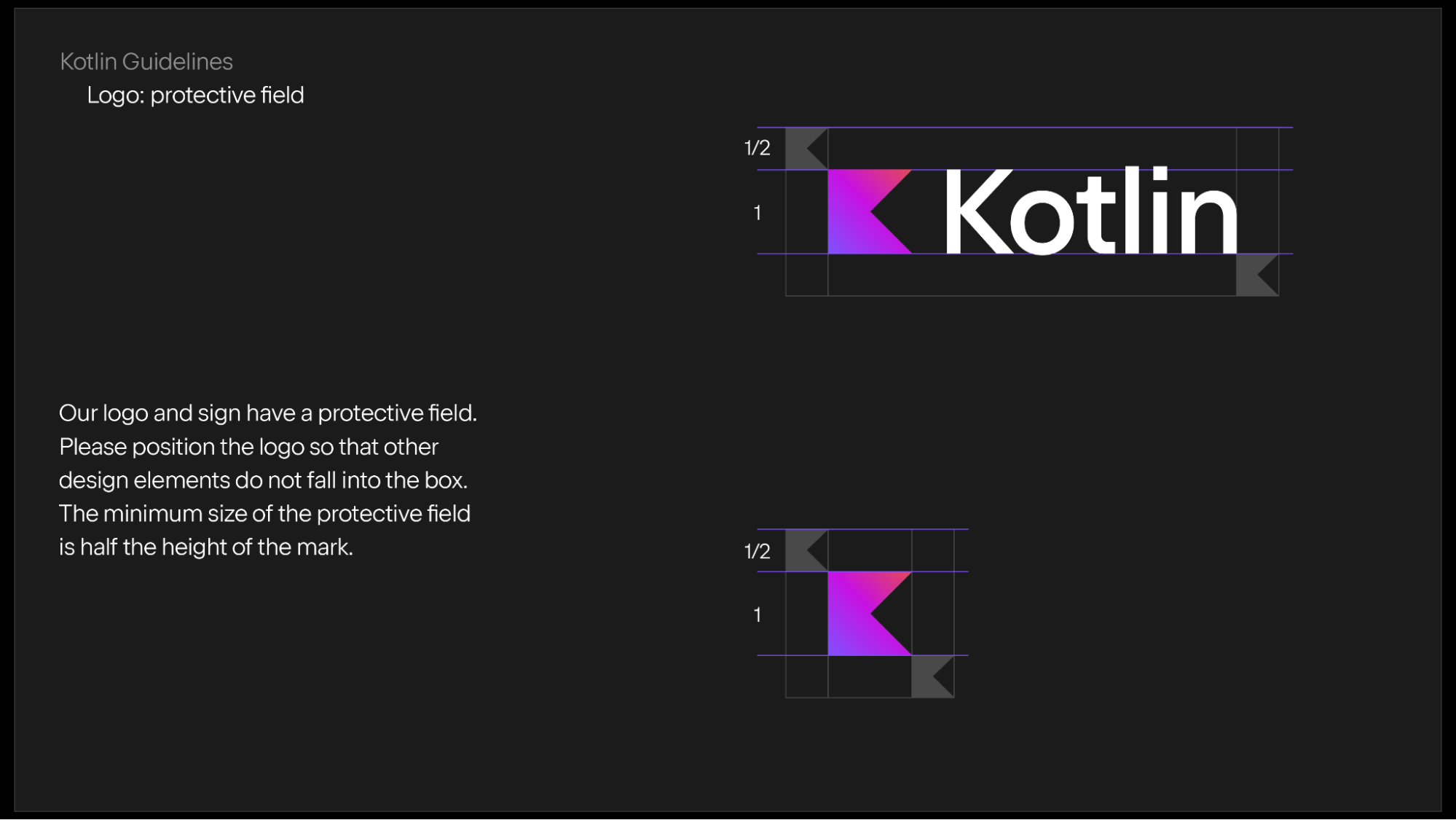 Kotlin Logo 的尺寸