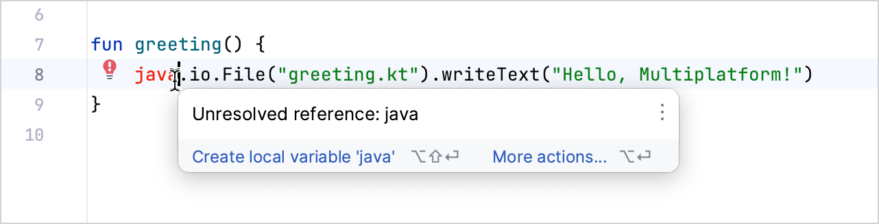 未能解析的 Java 引用
