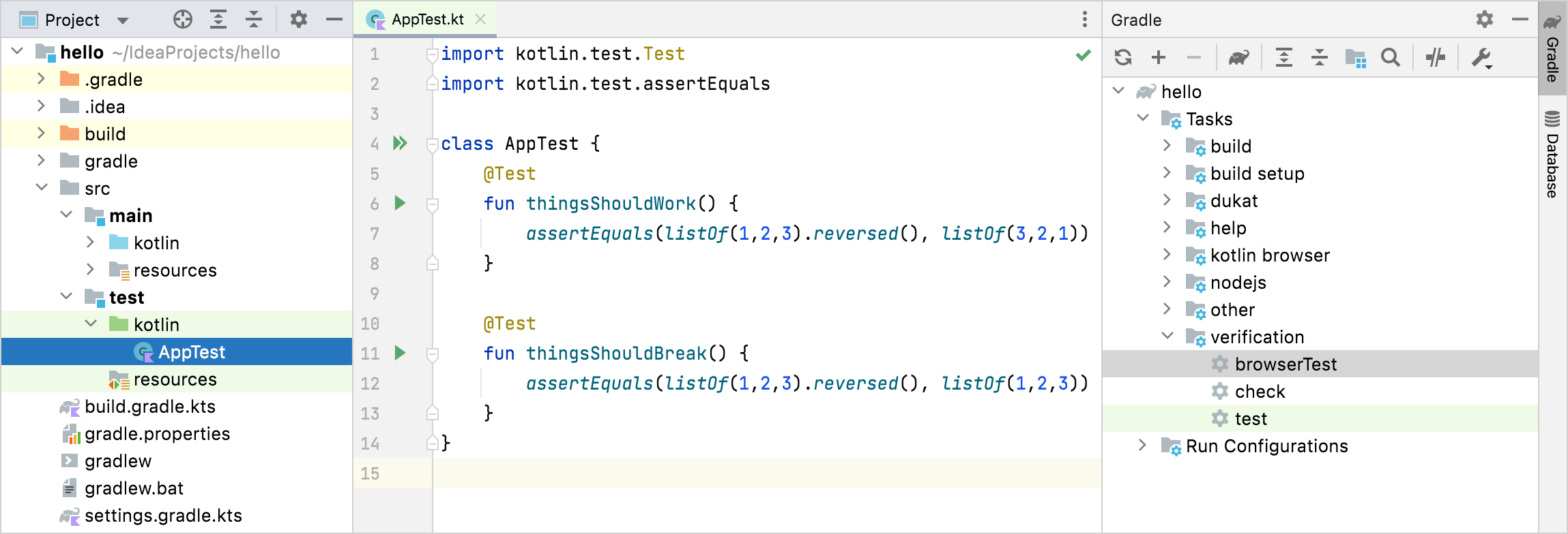 Gradle 的 browserTest 任务